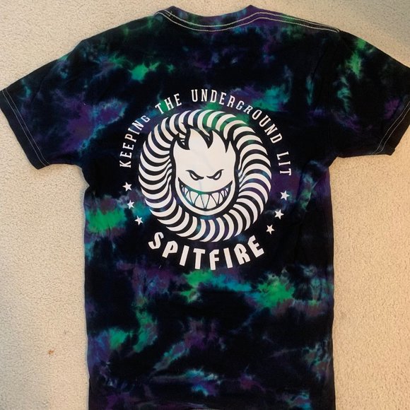 Spitfire Other - Spitfire Tie Dye Tee - Zumiez